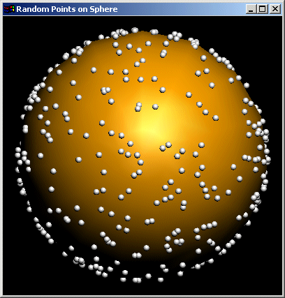 GLT Random Points on Sphere