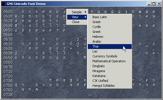 GLT Unicode Fonts